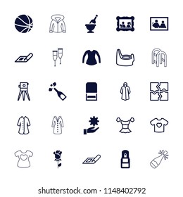 Sketch icon. collection of 25 sketch filled and outline icons such as plan, blouse, family photo, office supply, baby potty. editable sketch icons for web and mobile.
