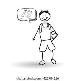 sketch icon. creative concept.  