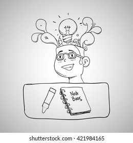 sketch icon. creative concept. 