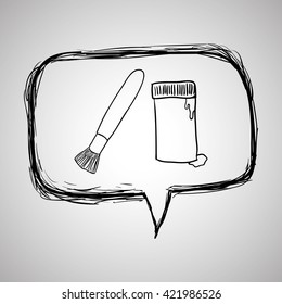 sketch icon. creative concept.  