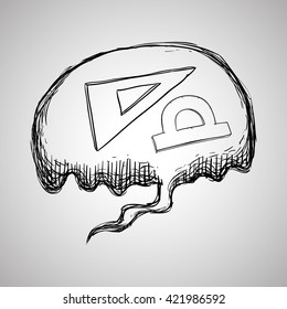 sketch icon. creative concept.  