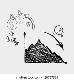 sketch icon. creative concept.  Flat illiustration , vector