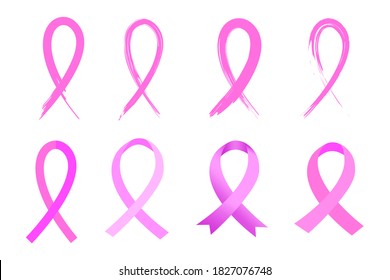 Sketch icon with pink ribbon aids on white background. Red ribbon vector. Line vector. 