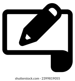 elemento de gráfico de ilustraciones vectoriales de icono de esbozo