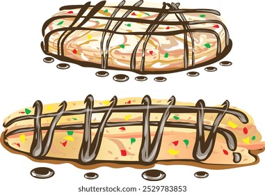 Comida de estilo de Ilustração de Esboço para menu