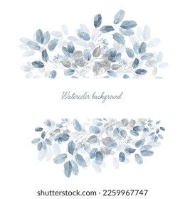 Sketch invitation. Spring floral pattern. Abstract art background vector. Vector watercolor art background.