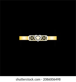 Sketch of jewelery Baby wristbands designs with precious stones, Great for jewelry factories and jewelry stores.