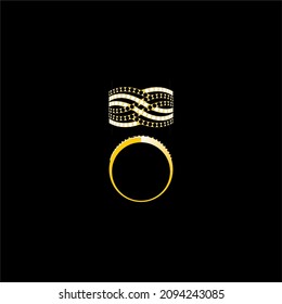 Sketch of jewelery Rings designs with precious stones, Great for jewelry factories and jewelry stores 