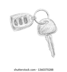Sketch of key holder design