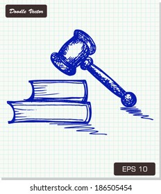 sketch of law concept