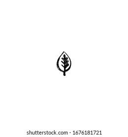 sketch of leaf cartoon design