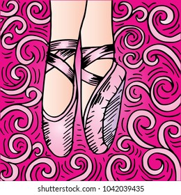 Sketch of Legs and shoes 