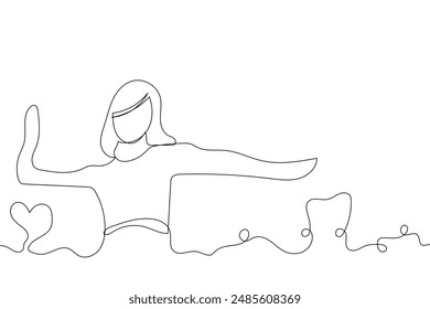 Sketch lifestyle concept minimal girl woman dance aerobics drawing line art. Female exercise hand drawn line concept with white ioslated background. Abstract,vector,illustration.
