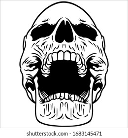 80,620 Hand drawn skull Images, Stock Photos & Vectors | Shutterstock