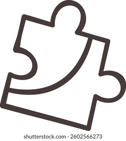 Sketch Line Puzzle Vector Illustration