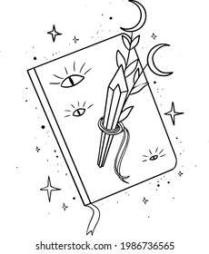 Esbozar ilustración vectorial con estilo de doodle mágico
