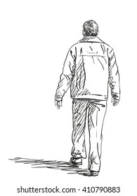 9,268 Man walking doodle Images, Stock Photos & Vectors | Shutterstock