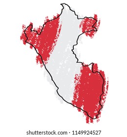 Sketch of a map of Peru
