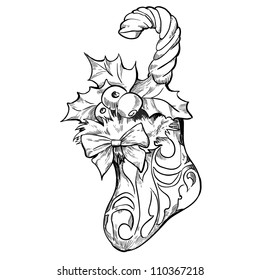 sketch merry christmas