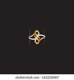sketch of a modenr rings jewelry design