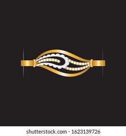 sketch of a modern bangle jewelry design