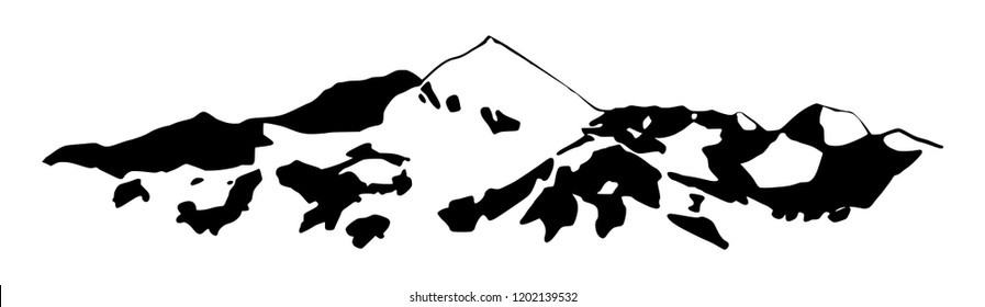 Everest Sketch Images Stock Photos Vectors Shutterstock