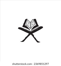 sketch of Muslim culture, namely the Koran on a white background. vector illustration