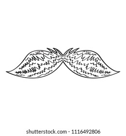 Sketch of a mustache