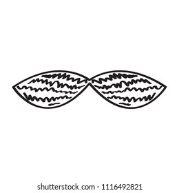 Sketch of a mustache