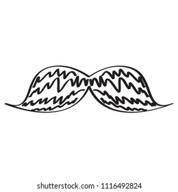 Sketch of a mustache