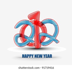 sketch new year 2012
