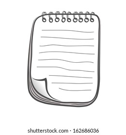 Sketch notebook (vector)