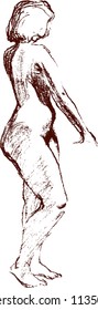 sketch nude