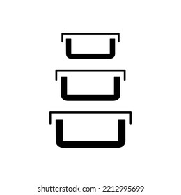 Sketch of objects and kitchen utensils on square paper. vector things in the kitchen on a white background.