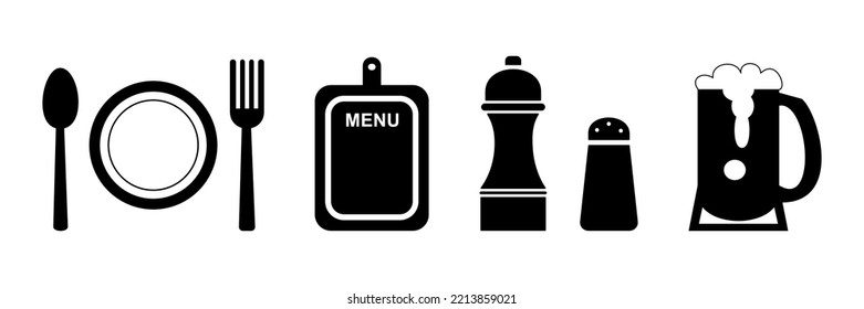  Sketch of objects and kitchen utensils on square paper. vector things in the kitchen on a white background.