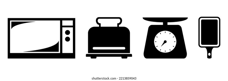  Sketch of objects and kitchen utensils on square paper. vector things in the kitchen on a white background.