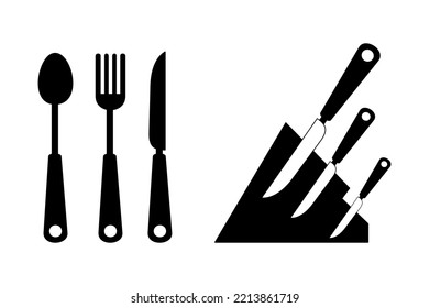 Sketch of objects and kitchen utensils on square paper. vector things in the kitchen on a white background.