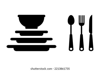 Sketch of objects and kitchen utensils on square paper. vector things in the kitchen on a white background.