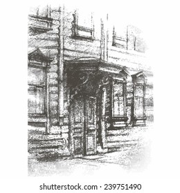 Sketch old house