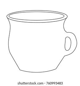sketch of an old pot