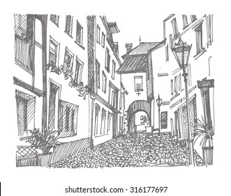 Sketch of an Old Street