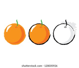 Sketch of an oranges