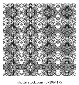 sketch of pattern flower.Pattern lower. Flower with pattern. Doodle flower.