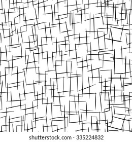 Sketch pattern texture square. Vector design element.