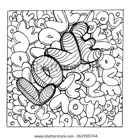 sketch patterns love valentines day love stock vector royalty free