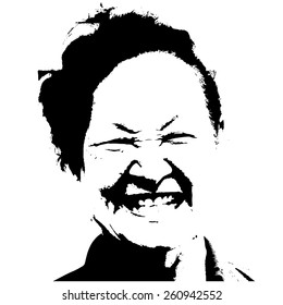 sketch of people picture ,Vector illustration