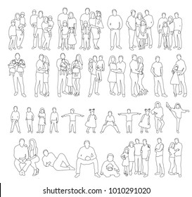 Fashion People Sketch Stock Vectors, Images & Vector Art | Shutterstock