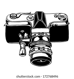 Sketch photo camera