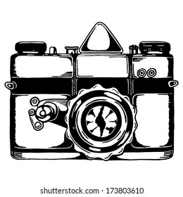 Sketch photo camera