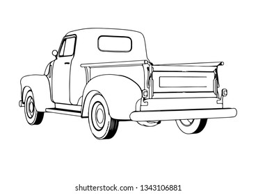 2,023 Sketch old truck Images, Stock Photos & Vectors | Shutterstock